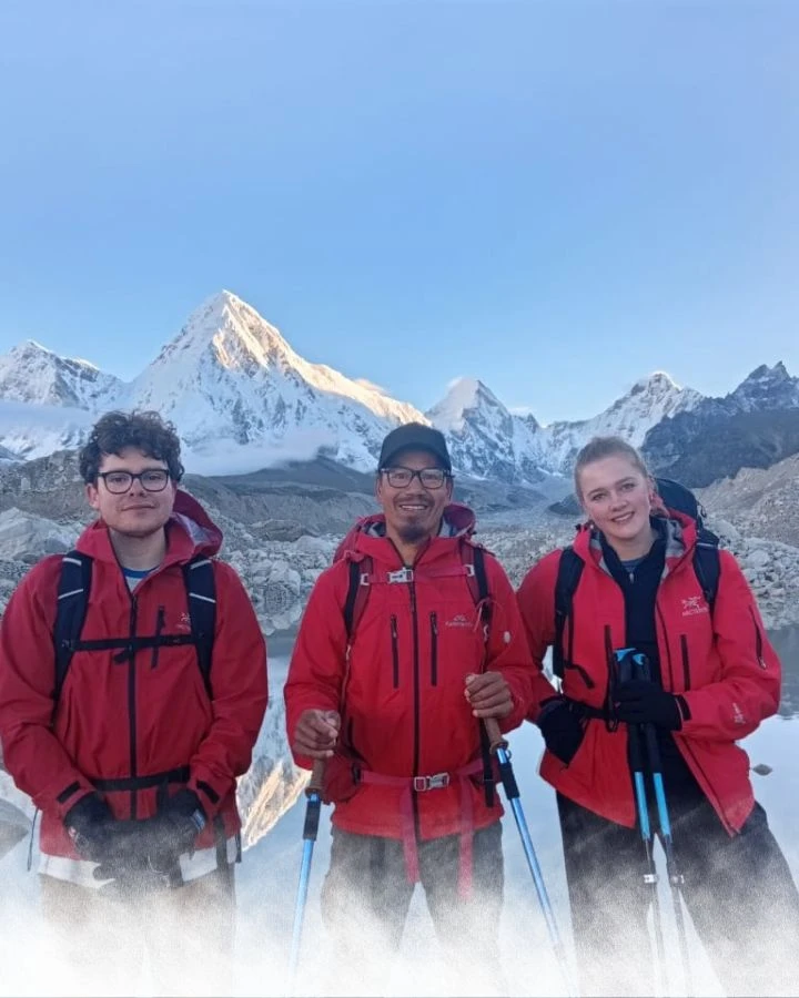Sunrise on the Snow Peaks