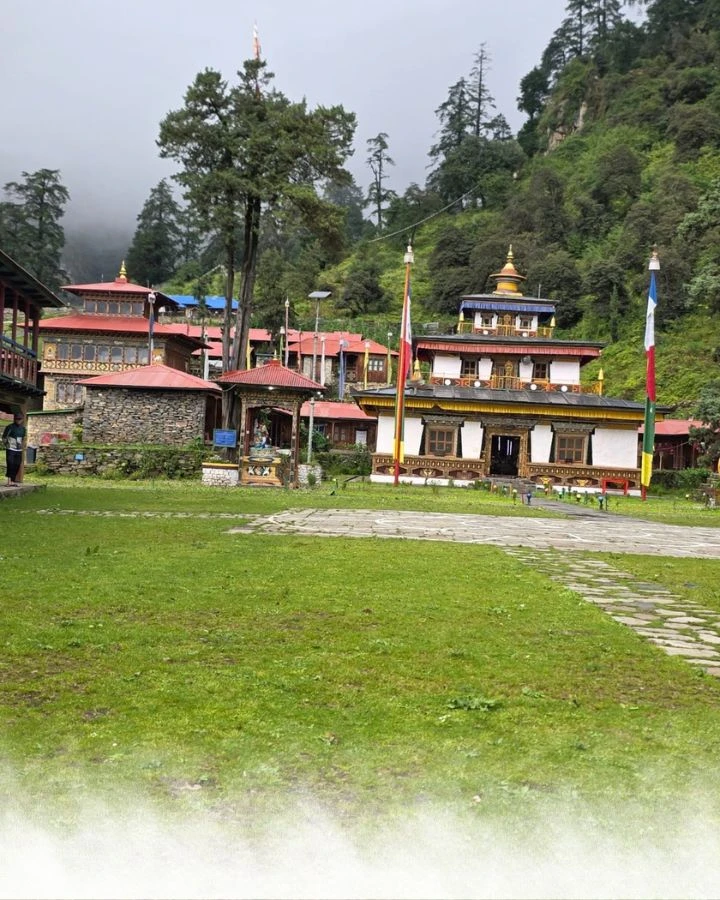 Monastery in the mist