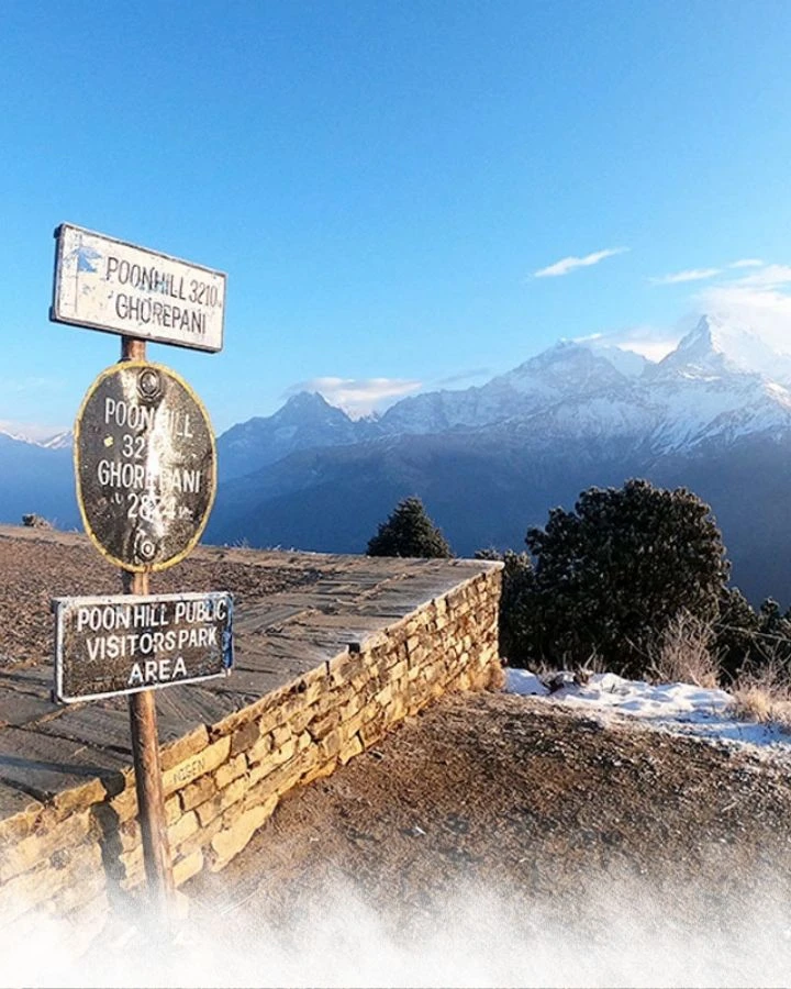 Trek from Ghorepani to Tadapani