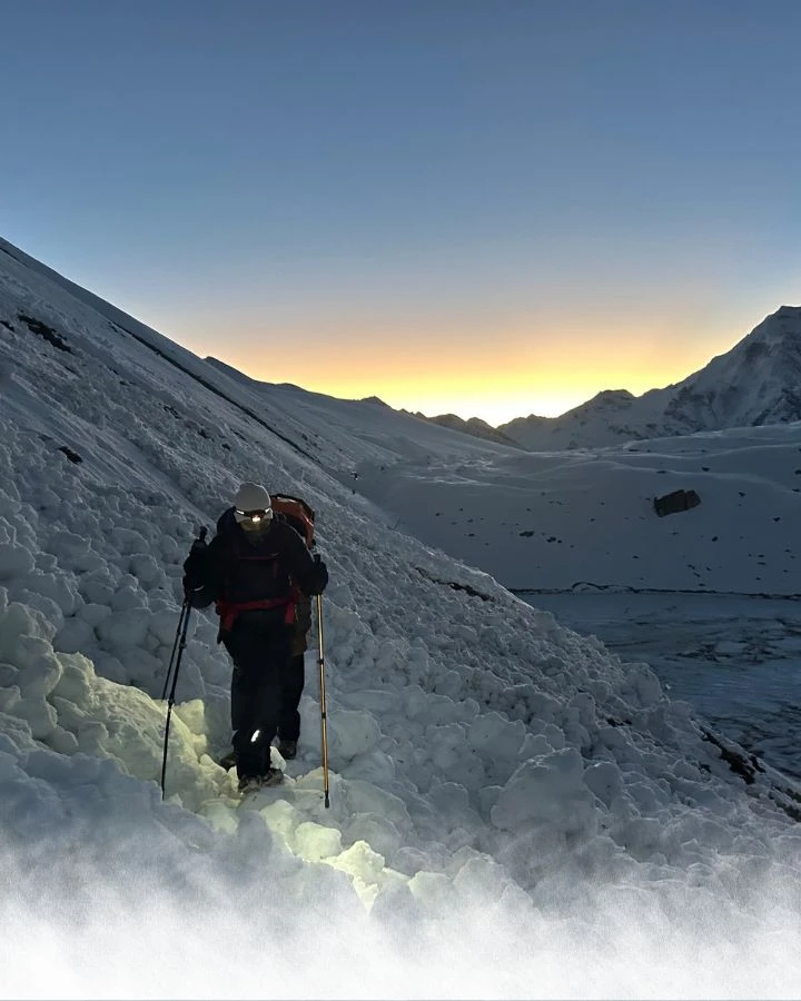 Sunrise on the Climb