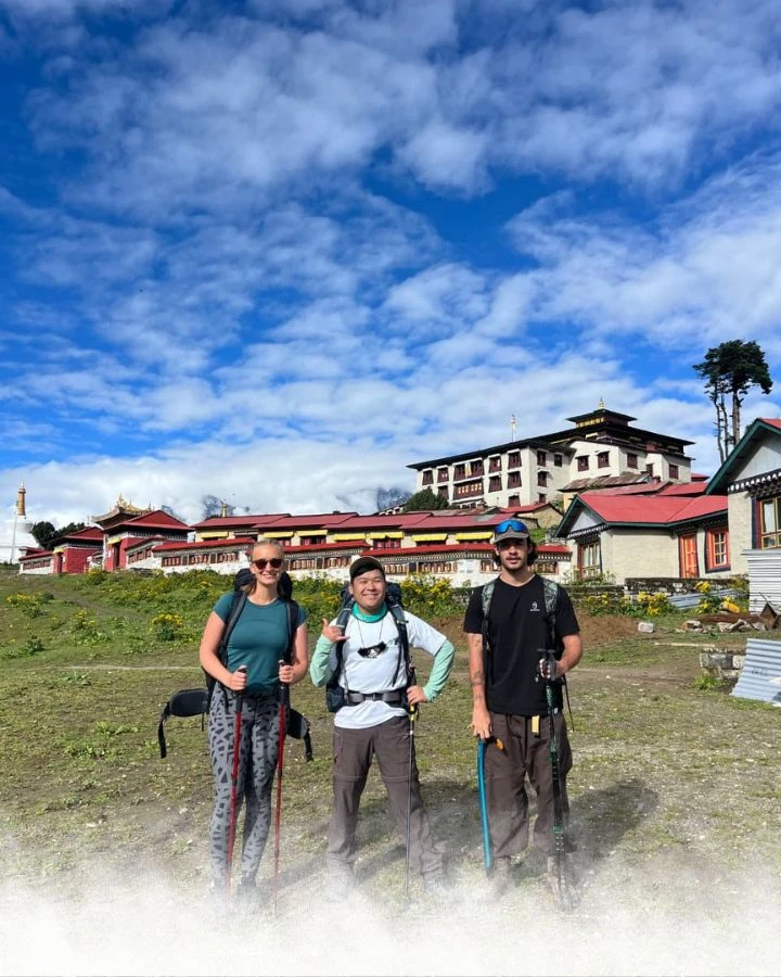 Group at Tengboche Monastery
