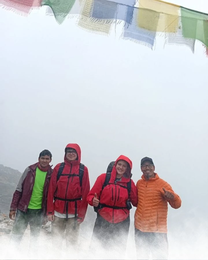 Prayer Flags in the Mist