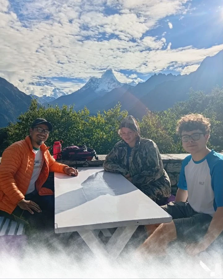 Breakfast with a Mountain View