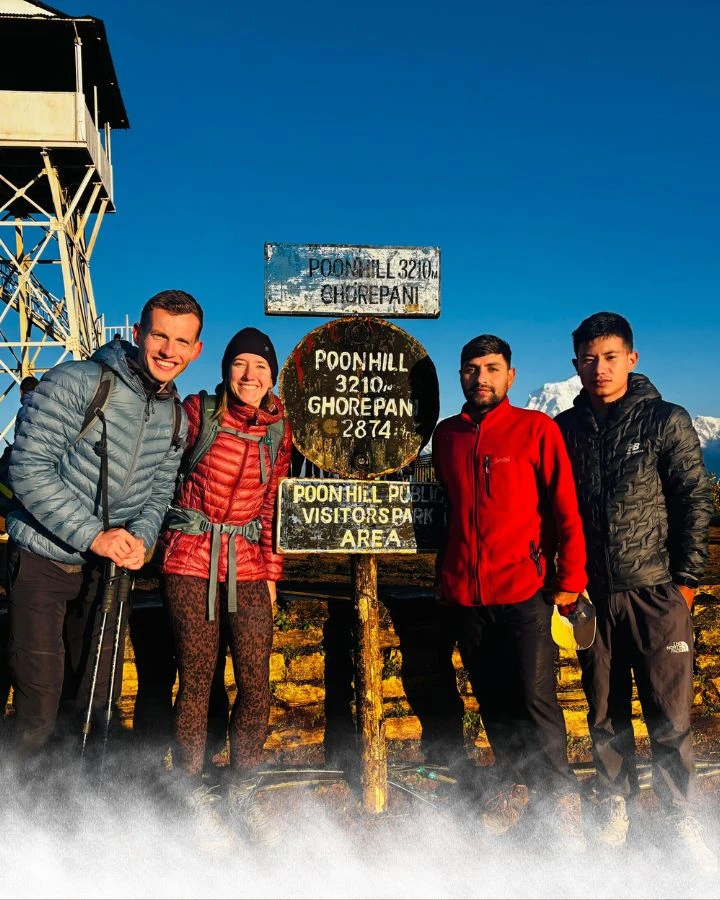 Sunrise at Poon Hill, 3,210 m