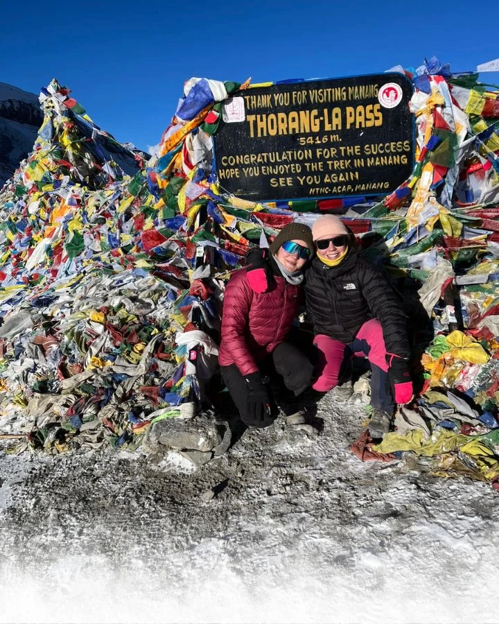 Crossing Thorong La Pass