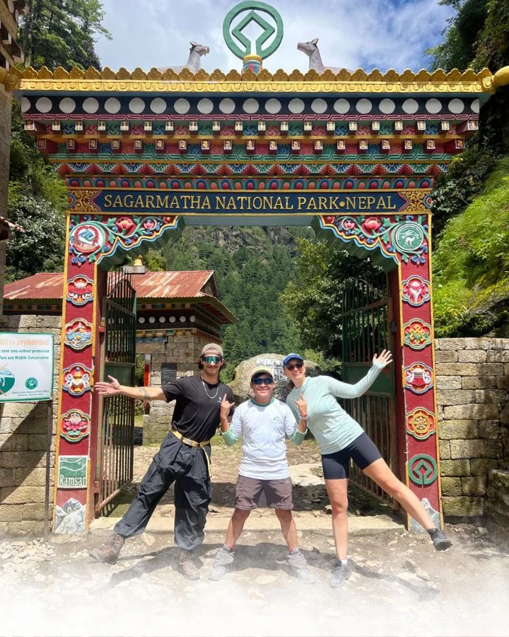 Sagarmatha National Park Gate